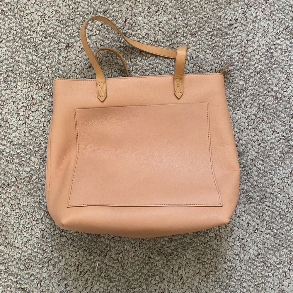 Madewell Medium Transport Tote Zip Top